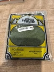 Woodland Scenics F52 Medium Green Foliage 60 Sq In Bag. Fixed Price $5.29.