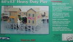 Wood Pier 60' X 43' Heavy Duty Kit # 5501, Ihc Ho New Unsold Stock. Fixed Price $25.99.