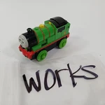 Percy Thomas & Friends Motorized Die Cast Gullane Mattel 2002. Fixed Price $39.99.