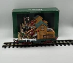 Vintage Dillard's Trimmings Train Accessory Car, Log Mill. Fixed Price $33.75.
