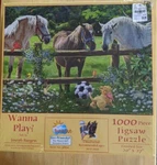 Wanna Play? Sunsout 1000 Pc Puzzle Art By Joseph Burgess New! Free Shipping!. Fixed Price $16.34.