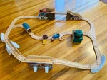 Dustin Comes First Wooden Train Set Thomas & Friends. Fixed Price $124.99.