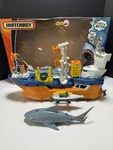 Matchbox Mega Rig Shark Ship Complete W/box Create 40 Combonations. Fixed Price $164.99.