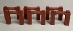 Train Track Plastic Support Trestles Set Of 6. Fixed Price $5.00.