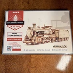 Rokr MC501 Prime Steam Express 308 Pc Wooden Train Model Kit 1:80 Scale New. Fixed Price $29.99.