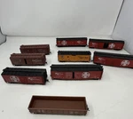 Vintage Athearn Ho Santa Atsf Reefer/ Box Car Lot Of 9. Fixed Price $68.39.