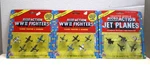 3 Funrise Micro Action "classic Fighters & Bombers" #10007 From 1990 - Carded. Fixed Price $30.00.