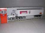 Con-cor #1096 Mack Wheel Cab W/48' Reefer Trailor "hickman's" Built-up H.o.. Fixed Price $39.99.