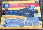 Lionel New 7-11489 Snoopy Railroad G-gauge Battery-operated Train Set. Fixed Price $200.00.