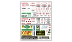Woodland Scenics DT557 Data, Warning Labels Commercial Signs. Fixed Price $11.69.