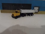 Diecast Master/herpa Custom Ho Scale Cat 681 Tractor With 27 Ft. Dump Trailer. Fixed Price $34.99.