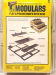 Walthers 933-3280 Cornerstone Modulars Flat & Peaked Roofs With Base New / J3. Fixed Price $7.50.