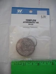 Walthers 949-525 Templow Temp-low, Approximately 3OZ, 1-1/4", Metal, Ho Scale. Fixed Price $12.99.