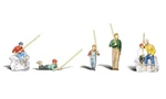 Woodland Scenics Gone Fishing Train Figures A2179. Fixed Price $14.99.