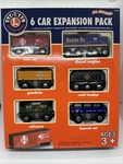 Lionel Heritage Series Wood 6 Car Expansion Pack Engine Barrel Gondola Caboose. Fixed Price $79.99.