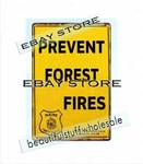 Prevent Forest Fire Metal Tin Sign Plaque Home Accessories. Fixed Price $19.60.