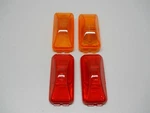 Incandescent 2.5" Amber (2) Red Truck Trailer Clearance Side Marker Lights. Fixed Price $11.54.