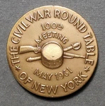 Civil War Round Table Of New York, 100TH Meeting, May 1961 (cap, Sword & Rifle). Fixed Price $15.00.