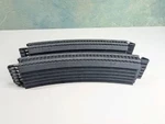Ho Scale Bachmann E-z Nickel Silver 18" P/n 92124A6-1 Curved Track Lot Of. Fixed Price $25.00.