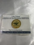 2014 Amtrak Railroad Train Employee Appreciation Day Service Award Lapel Pin. Fixed Price $12.90.