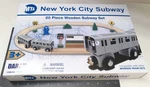 Mta Nyc Subway 20-PIECE Wooden Set Train New York City TY060 Daron. Fixed Price $34.95.