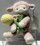 Cloud Island Lamb & Dandelion Plush Stuffed Toy Pink W Detachable Rattle Tags. Fixed Price $69.99.