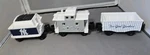 3 Cars For The Lionel Mlb 7-12025 Little Lines Train Play Set Ny Yankees. Fixed Price $9.95.