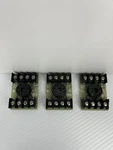 Curtis RS8 Relay Socket - Lot Of 3. Fixed Price $25.00.