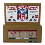 Mantua Nfl Super Bowl Express San Francisco 49ERS Ho Scale Model Train Car 1992. Fixed Price $45.00.