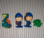 The Knight Mattel Toys 3" Figures 2 Mikes Squirt Dragon And Frog. Fixed Price $7.99.