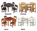 Kid's Activity Table And 4 Chairs Set By Kidkraft ,farmhouse Multiple Finishes. Fixed Price $160.99.