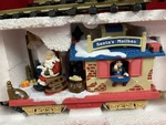 Holiday Express Animated Christmas Train 380-1 New Bright Post Office Car. Fixed Price $58.00.