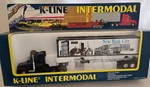 K-line Intermodal Big Rig Tractor Trailer New York City Container Die Cast 1/48. Fixed Price $37.98.