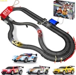 Electric Slot Race Track Set 115FT With 4 Cars Remote Control Toy - Us. Fixed Price $62.00.