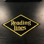 Microscale Metal Sign #10018 Embossed Die-cut -- Reading. Fixed Price $10.00.