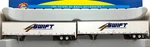 Ho Athearn 28408 53' Wabash Duraplate Trailers (2) Swift. Fixed Price $99.99.