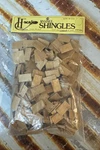 Dollhouse Half Scale Shingles Wood Square 1:24 400 Pieces 76 Inches #2. Fixed Price $7.50.