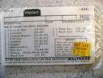 Walthers Ho 934 74060 Norfolk & Western Beige And White Lettering Decal Sheet. Fixed Price $5.00.