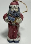 Lionel 37-612 Collector's Santa Porcelain Christmas Ornament. Fixed Price $8.49.
