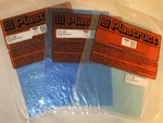 Plastruct Patterned Model Sheets Blue Water Lot Of Pks (91803, 91804 X2). Fixed Price $15.95.