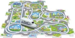 Masudaya Corporation Panel World Go! Shinkansen N700A. Fixed Price $34.42.