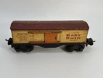 Lionel Prewar (1933-1942) Gauge Tinplate Lithograph No. 1679 Baby Ruth Boxcar. Fixed Price $14.99.