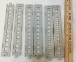 Micro Express Train Tracks Curved & Straight Lot Of 10 Plastic Vintage 1/4". Fixed Price $11.95.