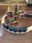 Polar Express Imaginarium Lionel Wooden Xmas Train Set Toys Us Incomplete. Fixed Price $80.99.