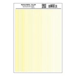 Woodland Scenics Yellow Dry Transfer Stripes MG763. Fixed Price $9.98.