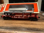 Lionel 6-26690 New Jersey Transit Flatcar W/flatbed Trailer-steel Rails Load Nib. Fixed Price $29.95.