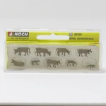 Noch 36722 Brown Cows Cattle Farm Animals 1:160 Model Trains. Fixed Price $23.80.
