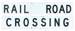 Microscale 10200 Railroad Crossing Crossbuck Die-cut Metal Sign. Fixed Price $37.91.