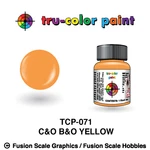 Tru Color Paint C&o/b&o Yellow 1OZ - 071. Fixed Price $6.49.