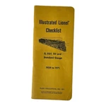 Illustrated Lionel Checklist 027 00 Standard 1929 To 1971 Booklet Vintage. Fixed Price $9.89.